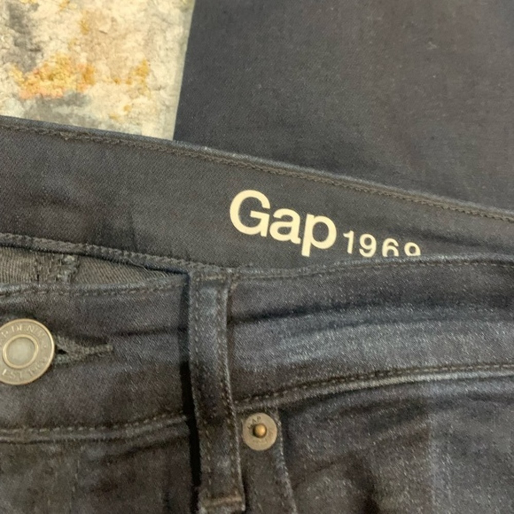Gap Resolution Slim Straight Women’s Black Jeans Size 27 Tall - Picture 3 of 8